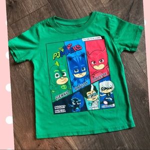 boys 4T short sleeve PJ Masks Tee